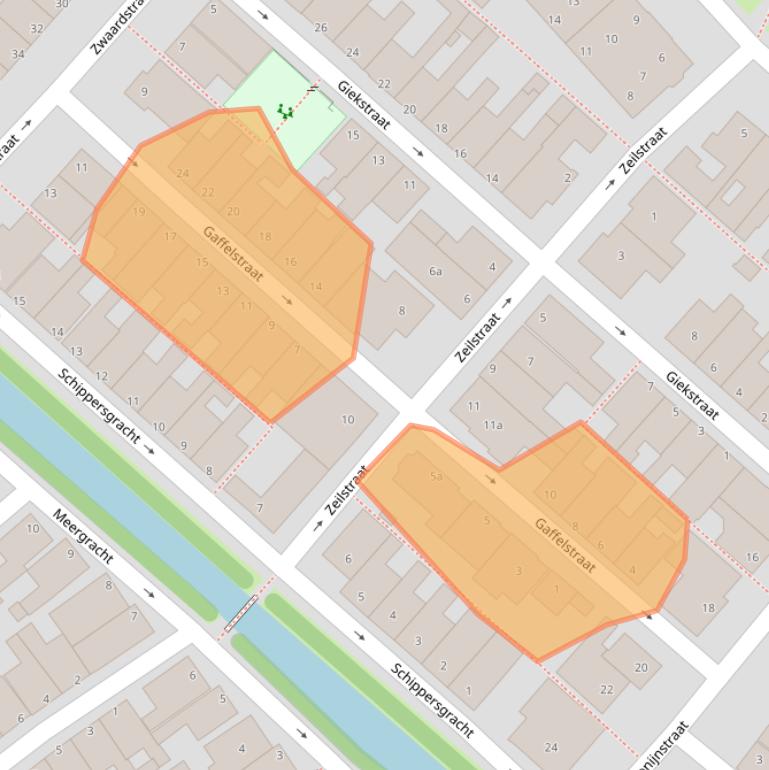 Kaart van postcodegebied 1131XT.
