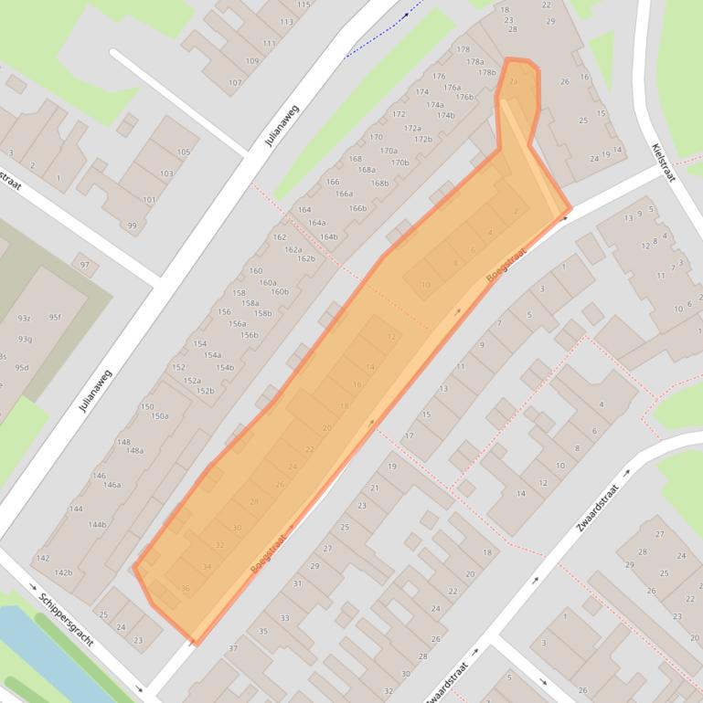 Kaart van postcodegebied 1131ZB.