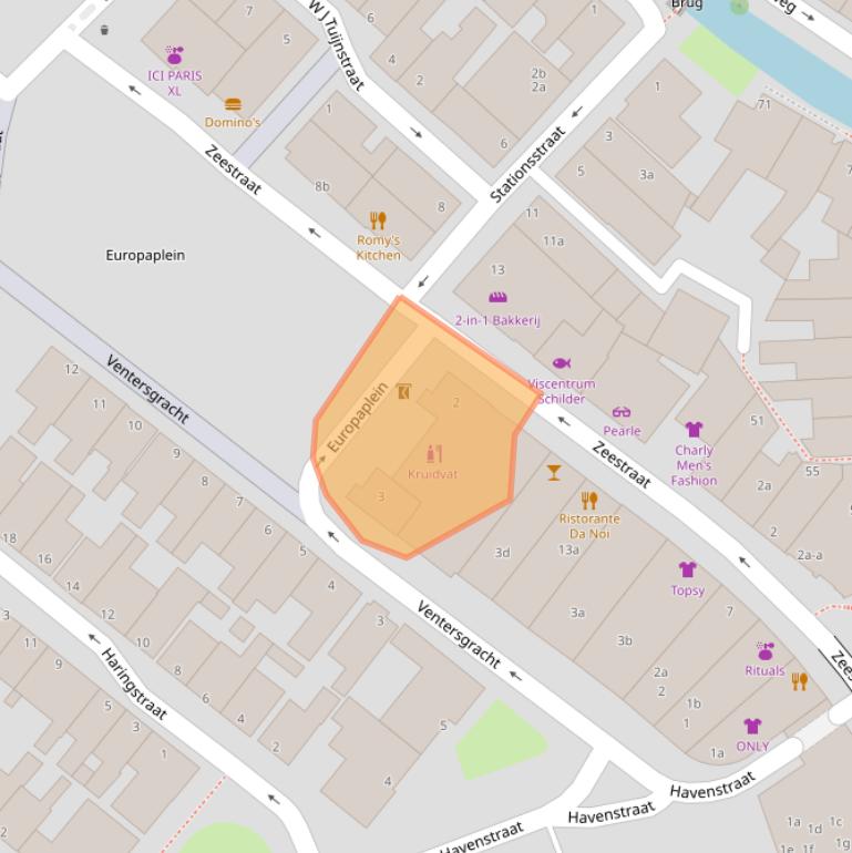 Kaart van postcodegebied 1131ZK.