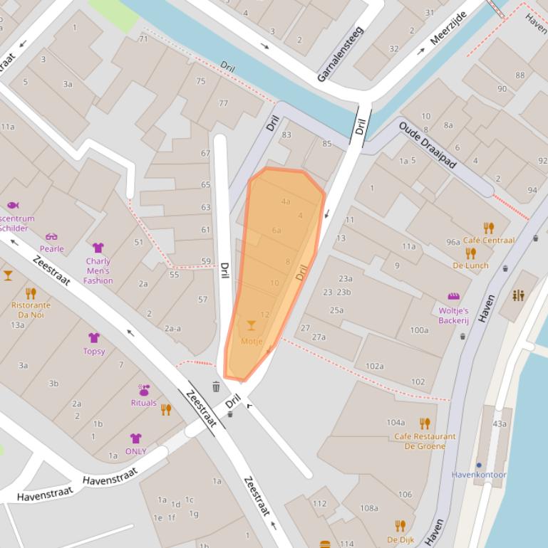 Kaart van postcodegebied 1131ZS.