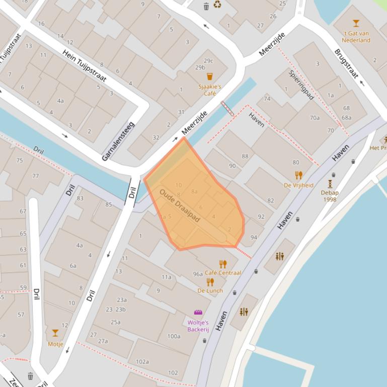 Kaart van postcodegebied 1131ZT.