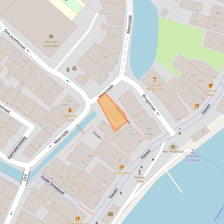 Kaart van postcodegebied 1131ZV.