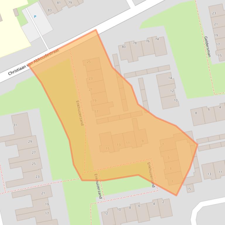 Kaart van postcodegebied 1132AV.