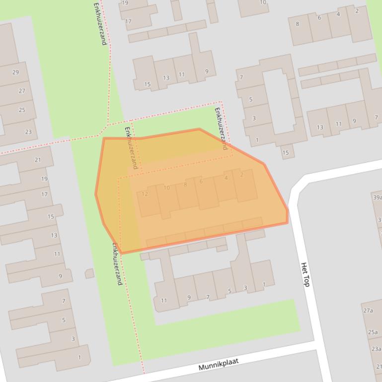 Kaart van postcodegebied 1132AW.
