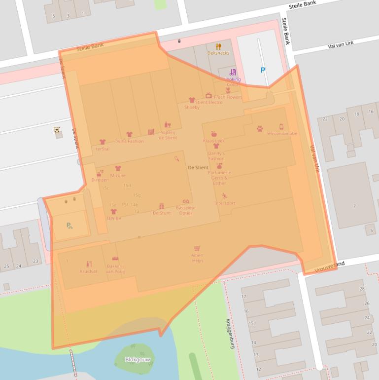 Kaart van postcodegebied 1132BE.