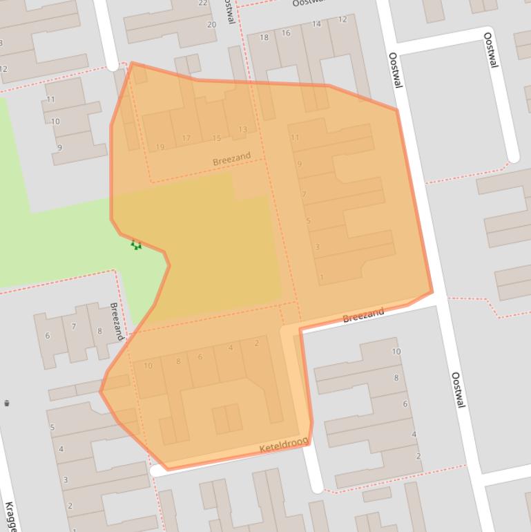 Kaart van postcodegebied 1132BM.