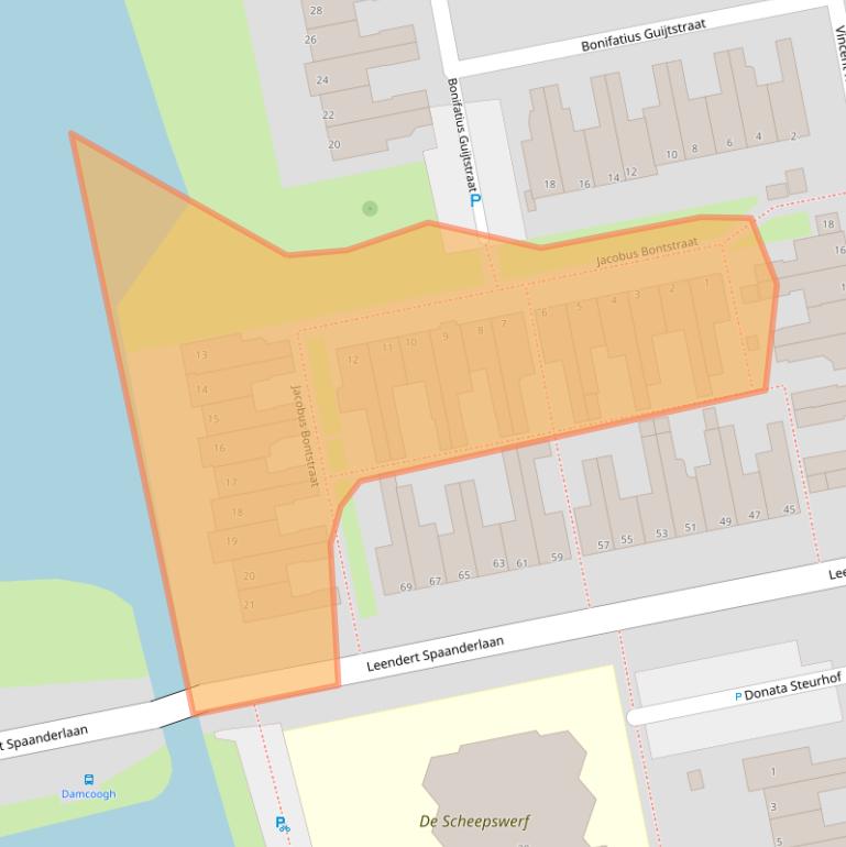 Kaart van postcodegebied 1132CR.