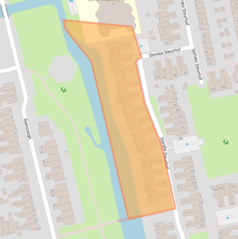 Kaart van postcodegebied 1132DD.