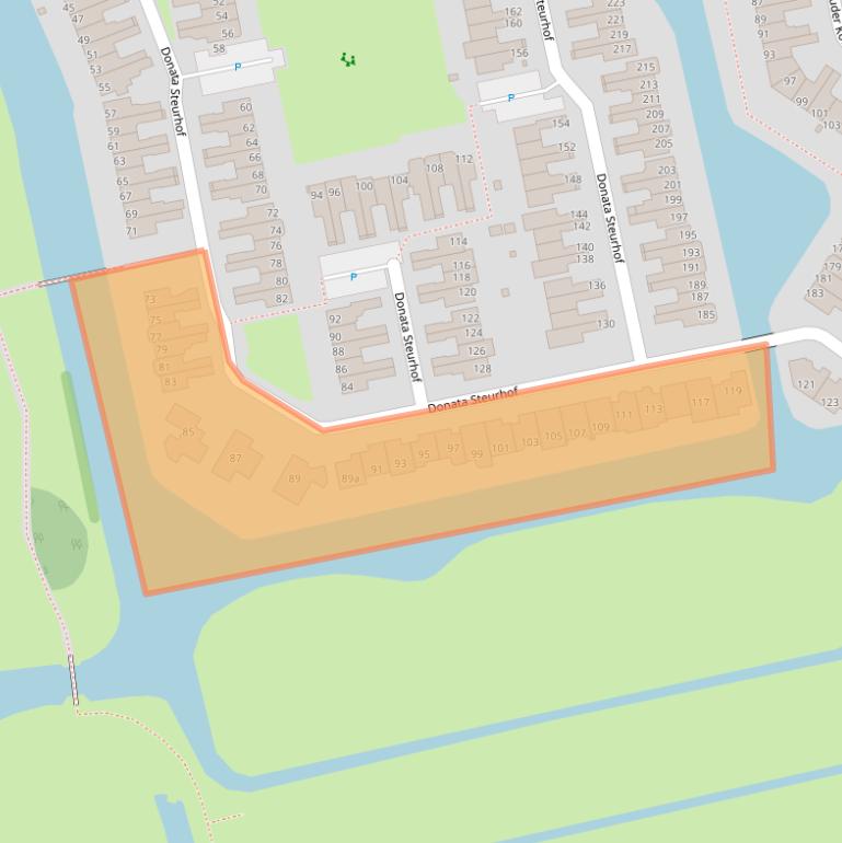 Kaart van postcodegebied 1132DE.