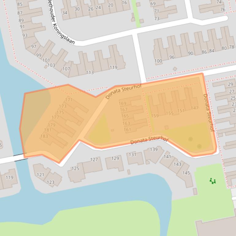 Kaart van postcodegebied 1132DH.