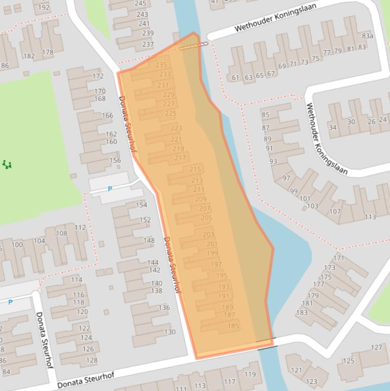 Kaart van postcodegebied 1132DJ.