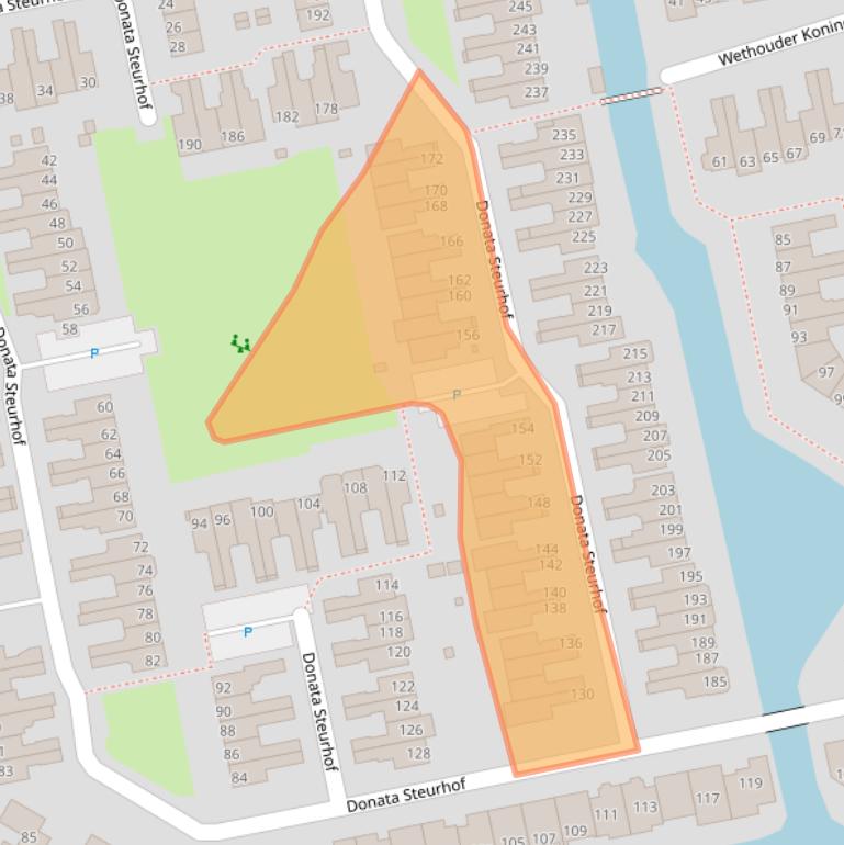 Kaart van postcodegebied 1132DP.