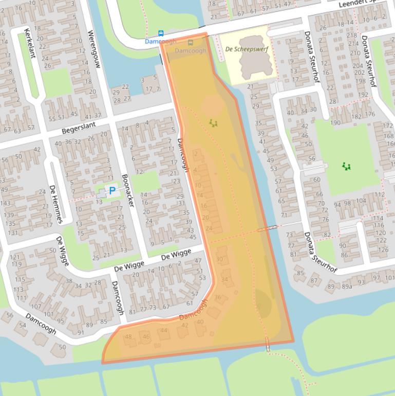 Kaart van postcodegebied 1132ED.