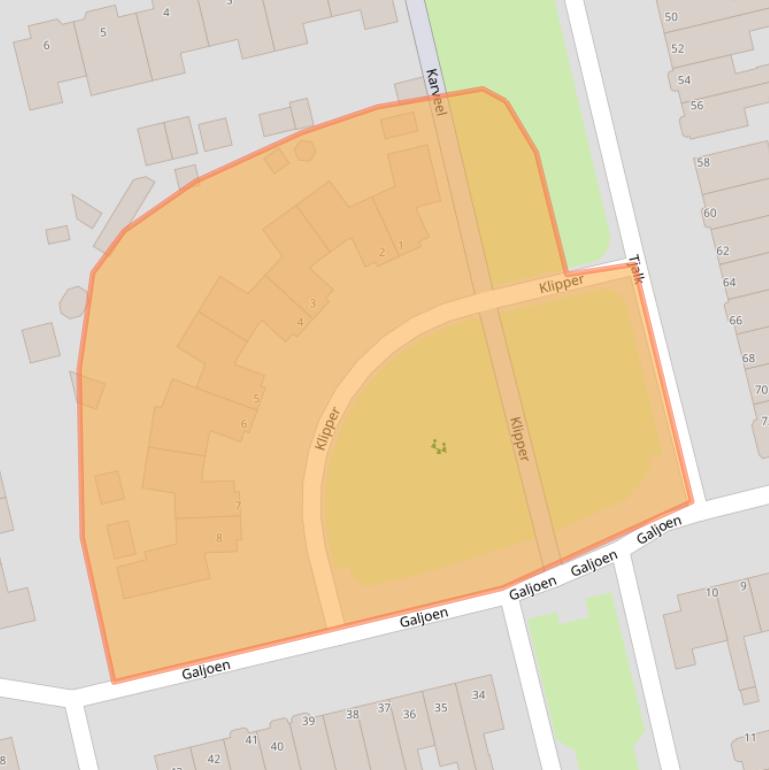 Kaart van postcodegebied 1132GV.