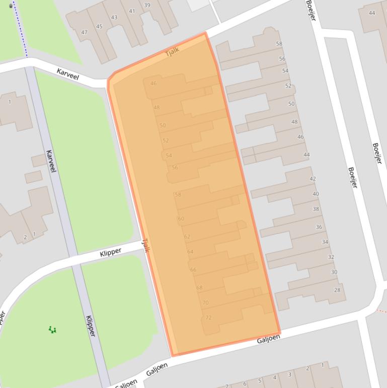 Kaart van postcodegebied 1132GZ.