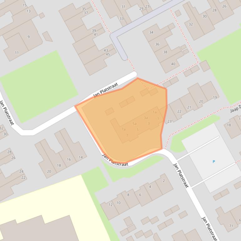 Kaart van postcodegebied 1132HA.