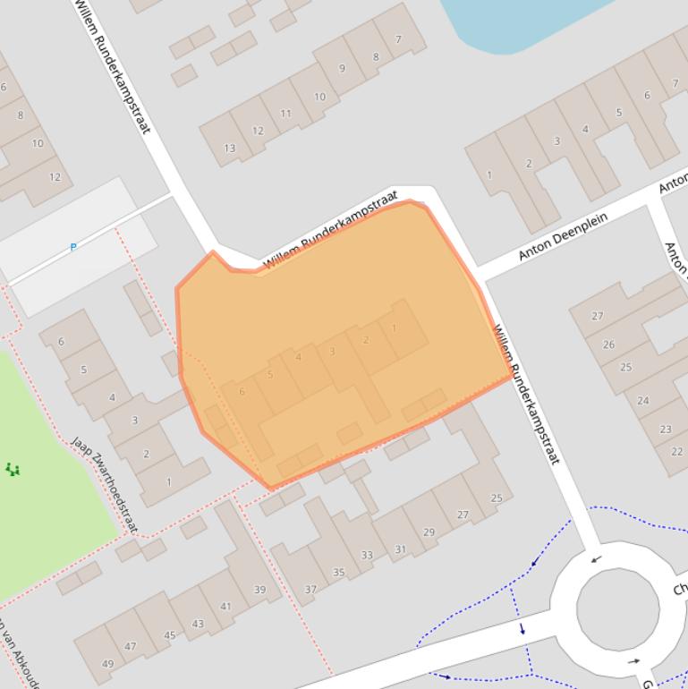 Kaart van postcodegebied 1132HX.