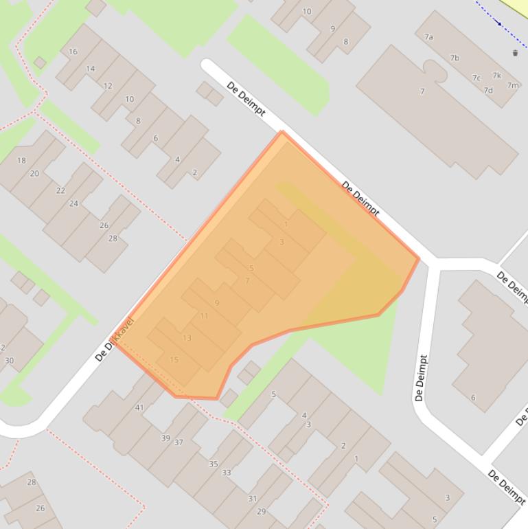 Kaart van postcodegebied 1132JP.