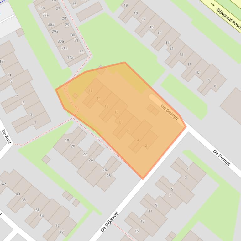 Kaart van postcodegebied 1132JR.