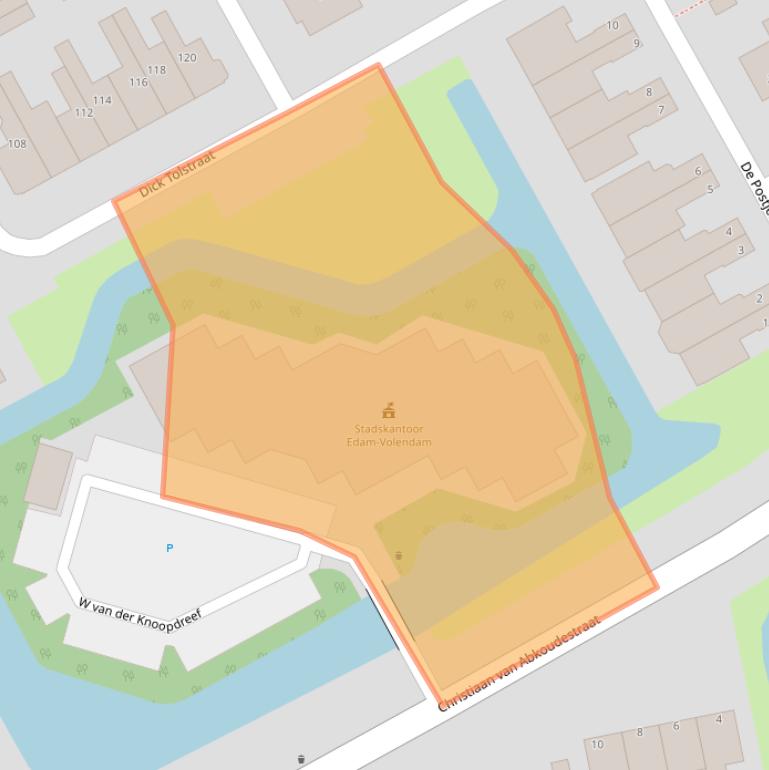 Kaart van postcodegebied 1132KN.