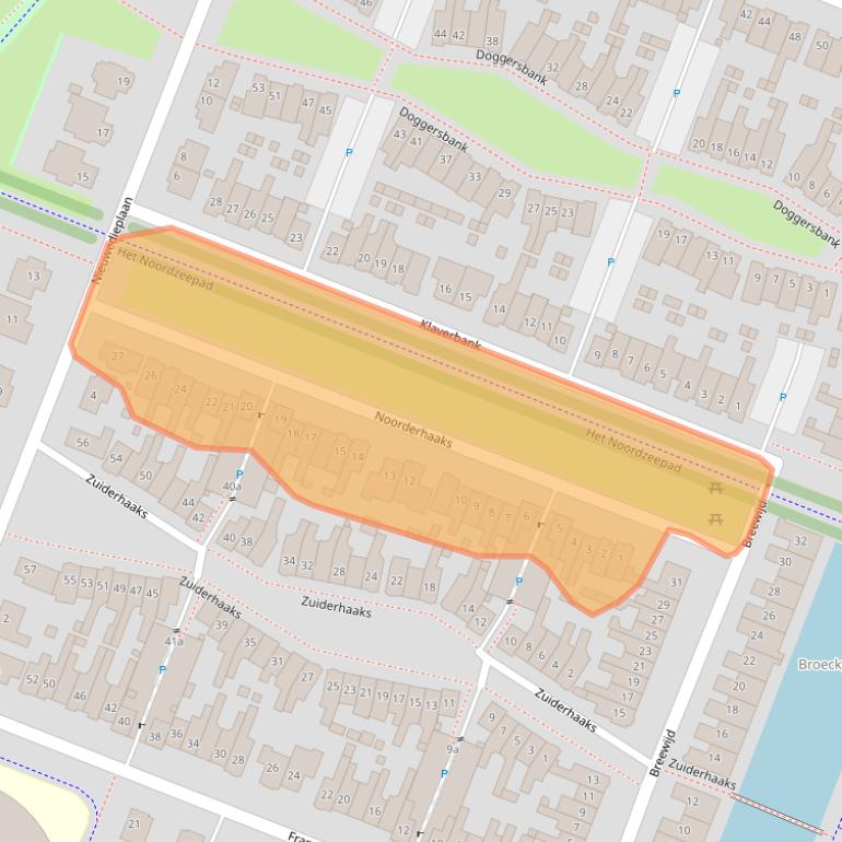 Kaart van postcodegebied 1132LJ.
