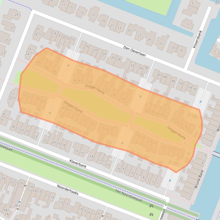 Kaart van postcodegebied 1132LM.