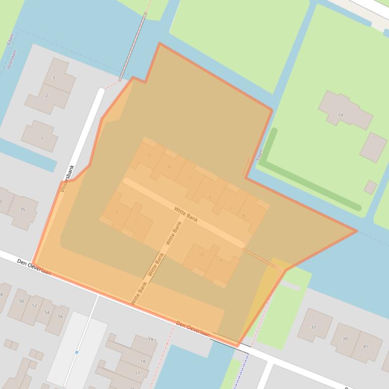 Kaart van postcodegebied 1132LS.