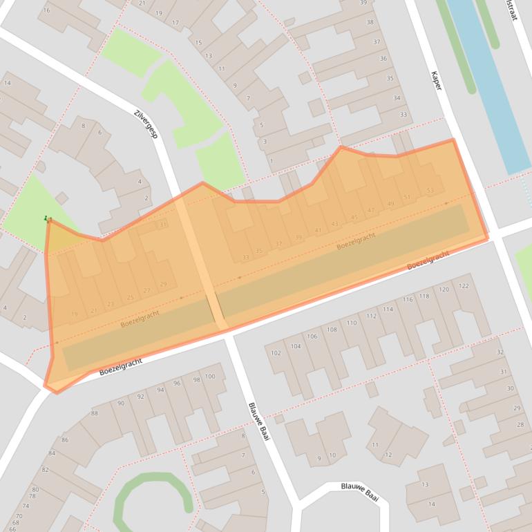 Kaart van postcodegebied 1132PG.