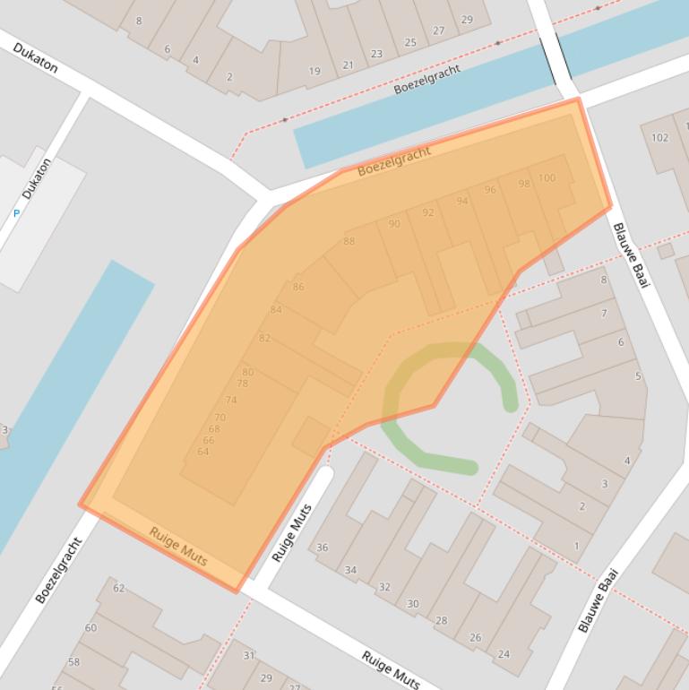 Kaart van postcodegebied 1132PK.