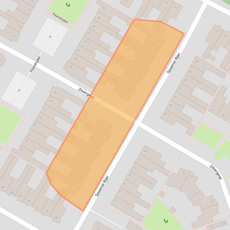 Kaart van postcodegebied 1132PS.