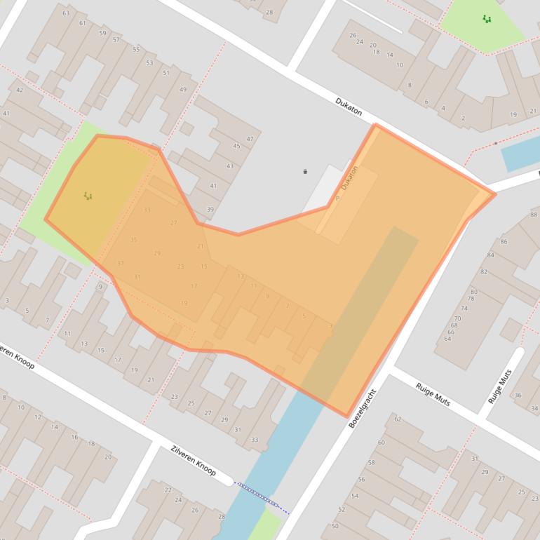 Kaart van postcodegebied 1132RA.