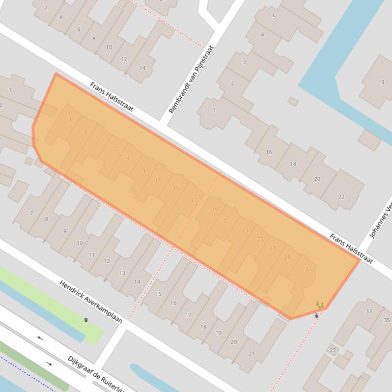 Kaart van postcodegebied 1132TA.