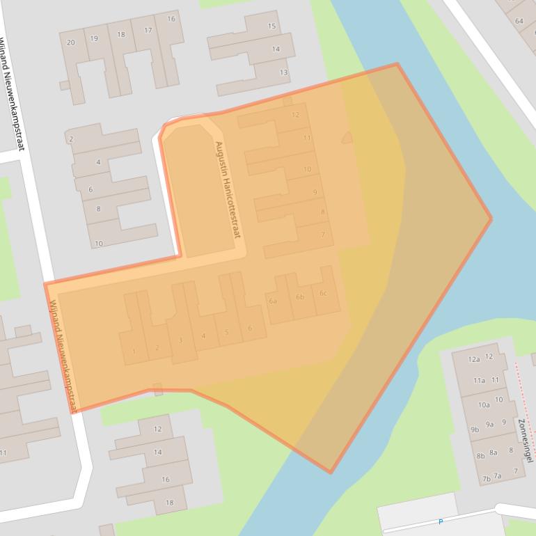 Kaart van postcodegebied 1132XC.