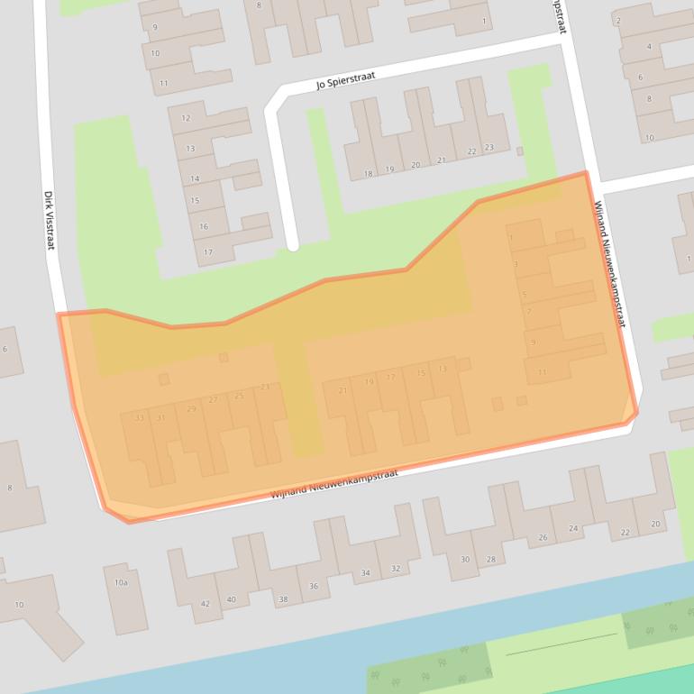 Kaart van postcodegebied 1132XE.