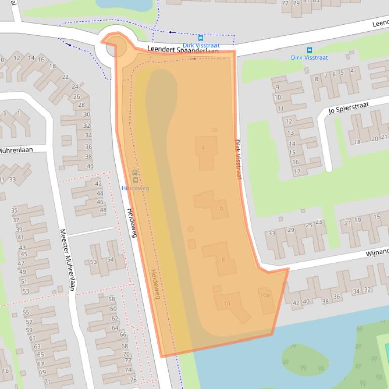 Kaart van postcodegebied 1132XJ.