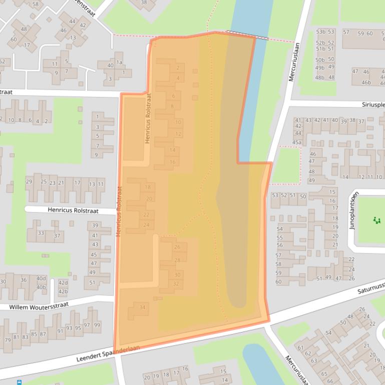 Kaart van postcodegebied 1132XM.