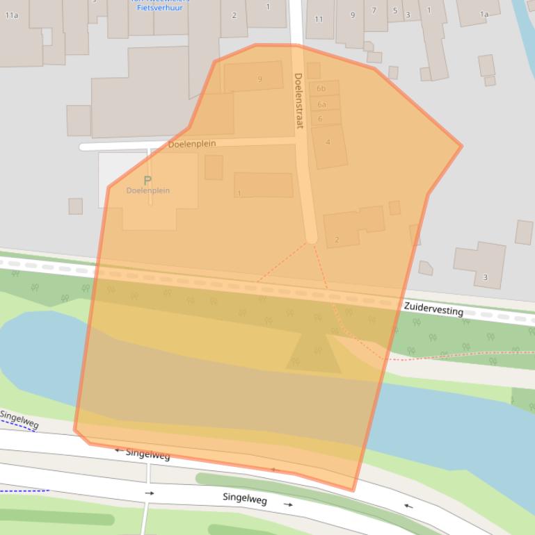 Kaart van postcodegebied 1135AC.