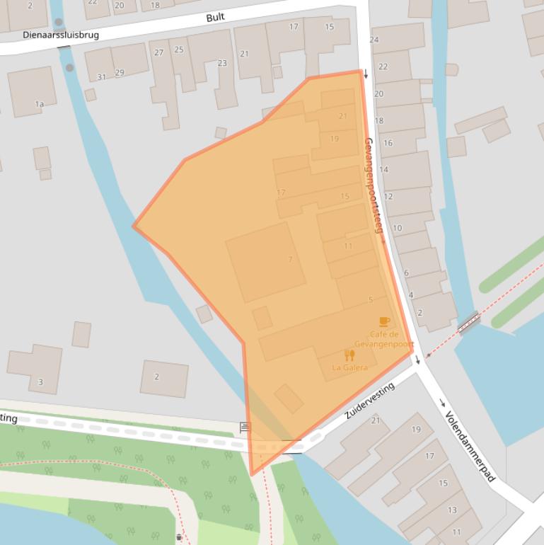 Kaart van postcodegebied 1135AD.