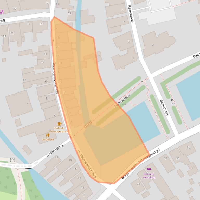 Kaart van postcodegebied 1135AE.