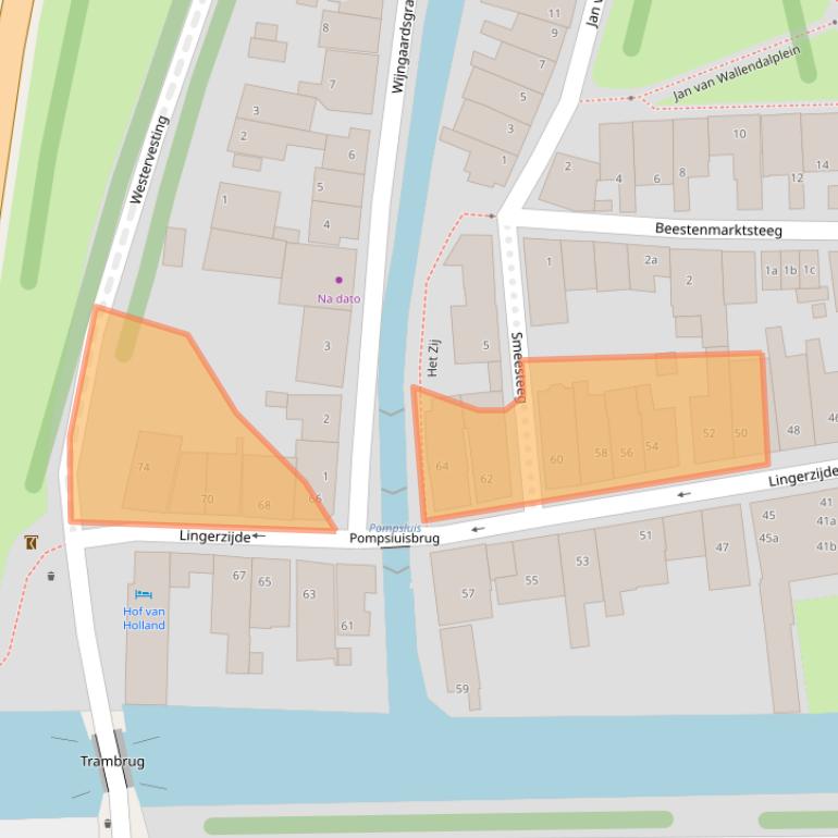 Kaart van postcodegebied 1135AS.