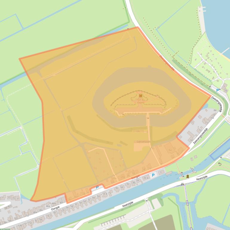 Kaart van postcodegebied 1135CR.