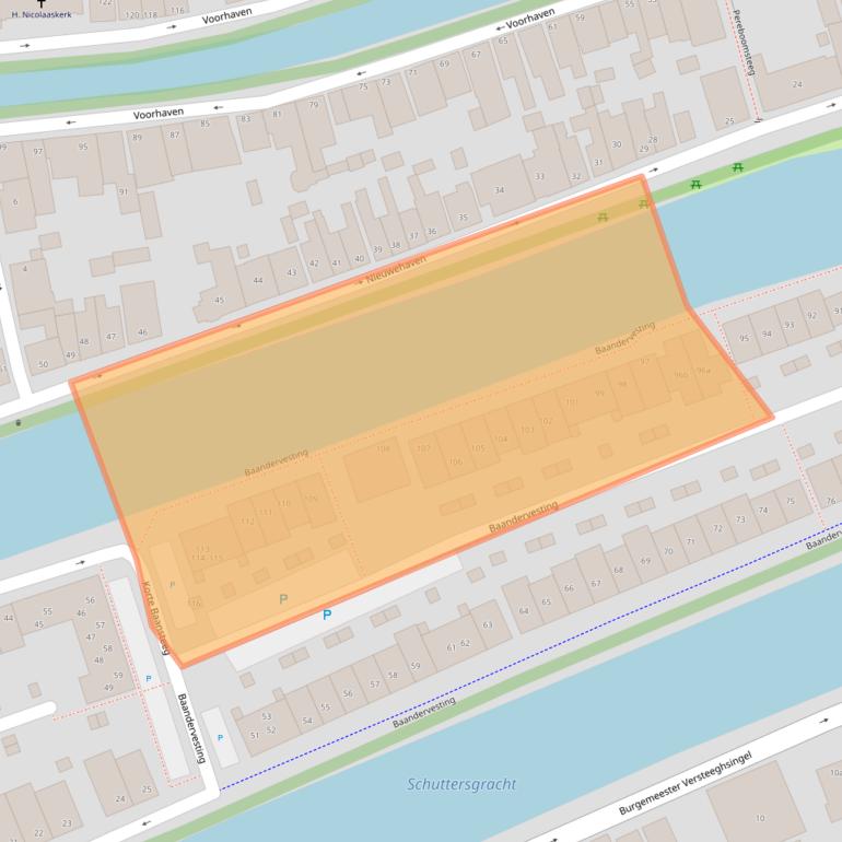 Kaart van postcodegebied 1135DH.