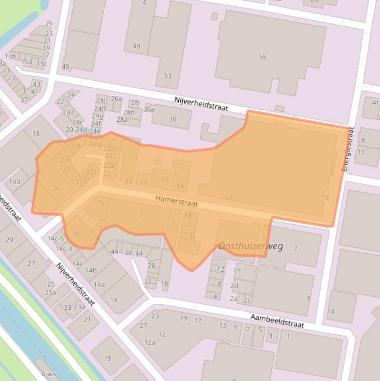 Kaart van postcodegebied 1135GA.