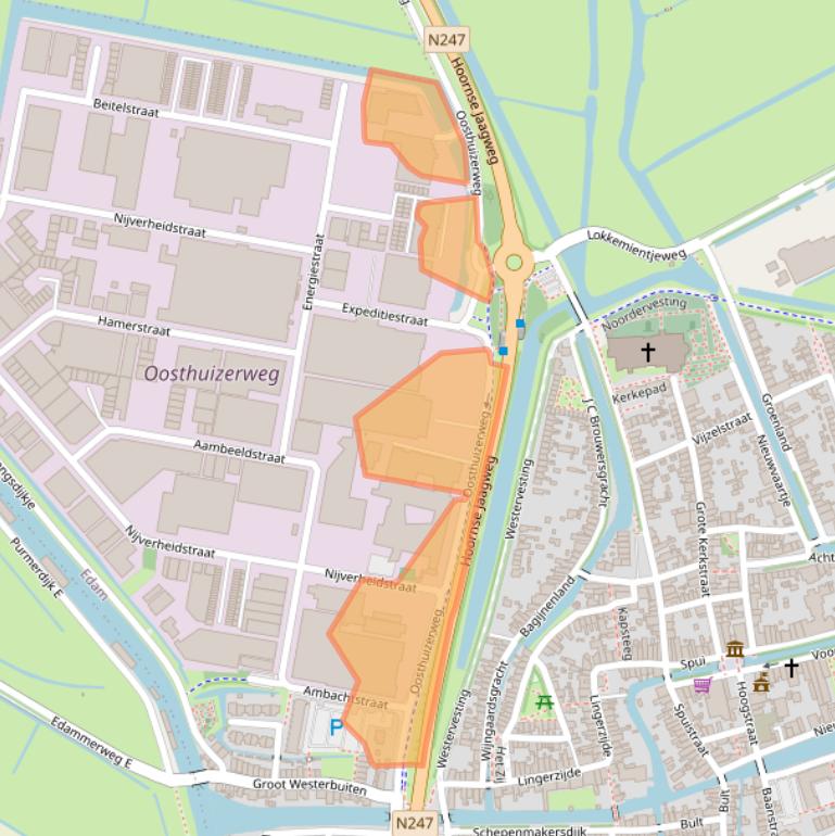 Kaart van postcodegebied 1135GH.