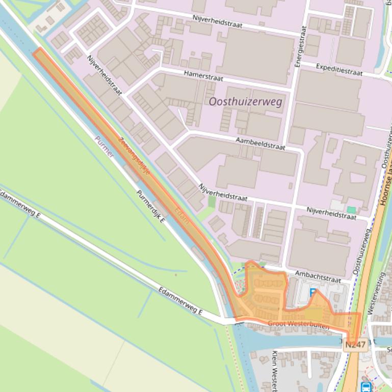 Kaart van postcodegebied 1135GK.