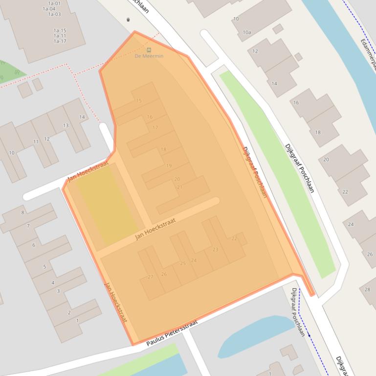 Kaart van postcodegebied 1135GV.