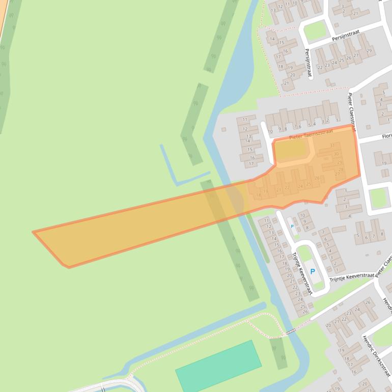 Kaart van postcodegebied 1135HH.
