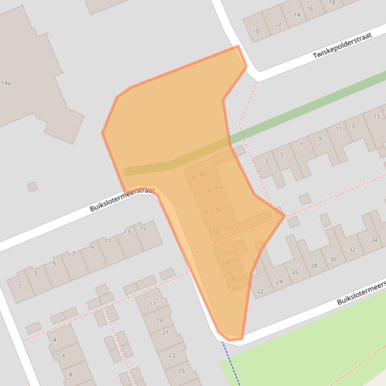 Kaart van postcodegebied 1135JR.