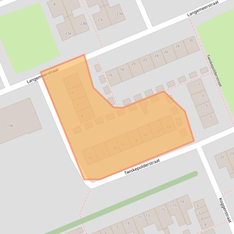 Kaart van postcodegebied 1135JV.