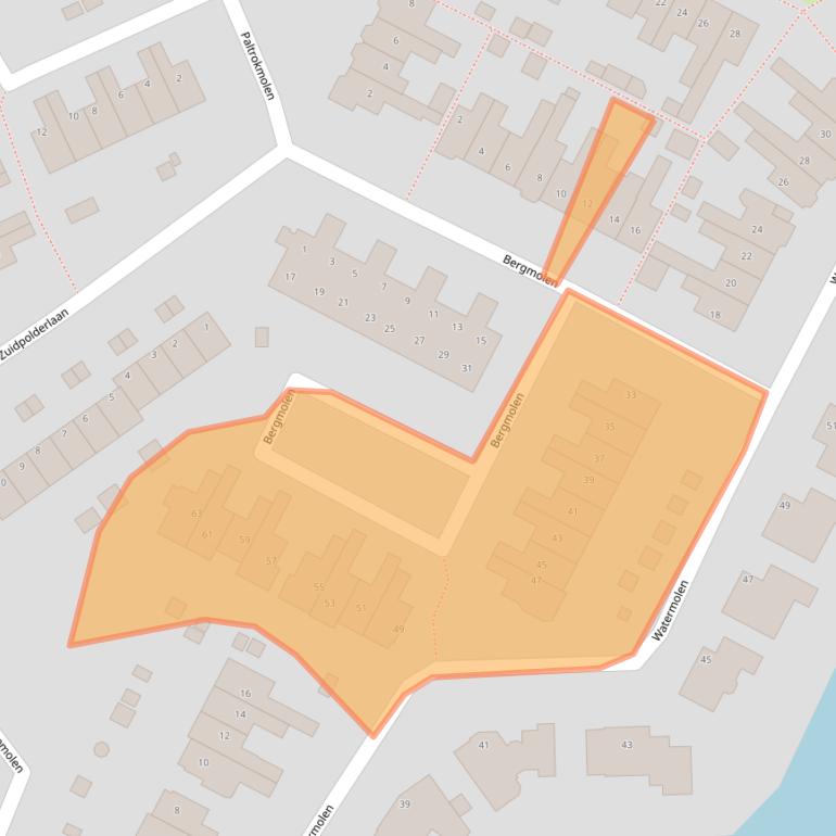 Kaart van postcodegebied 1135LD.